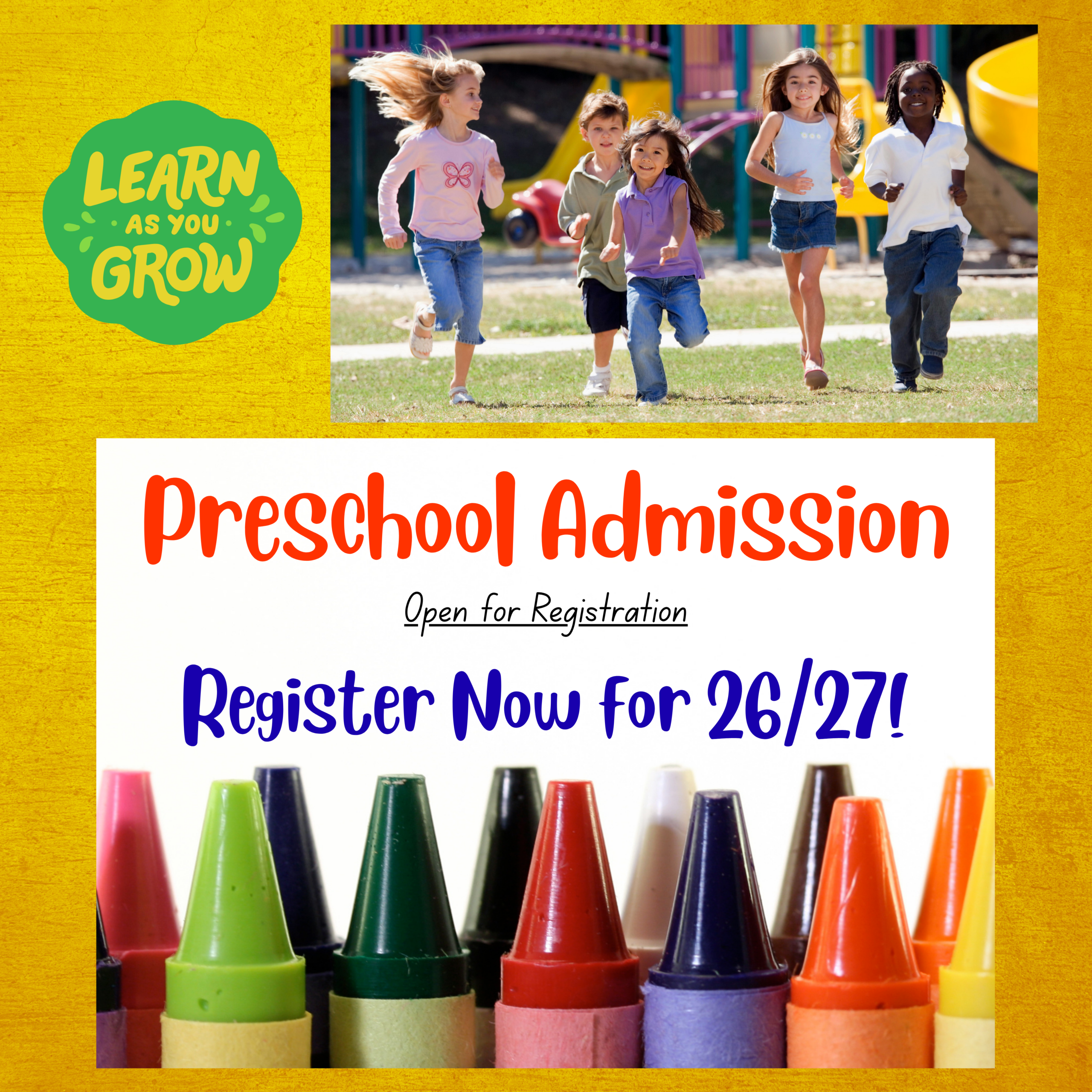 2026-2027 Registration is (5 x 5 in)